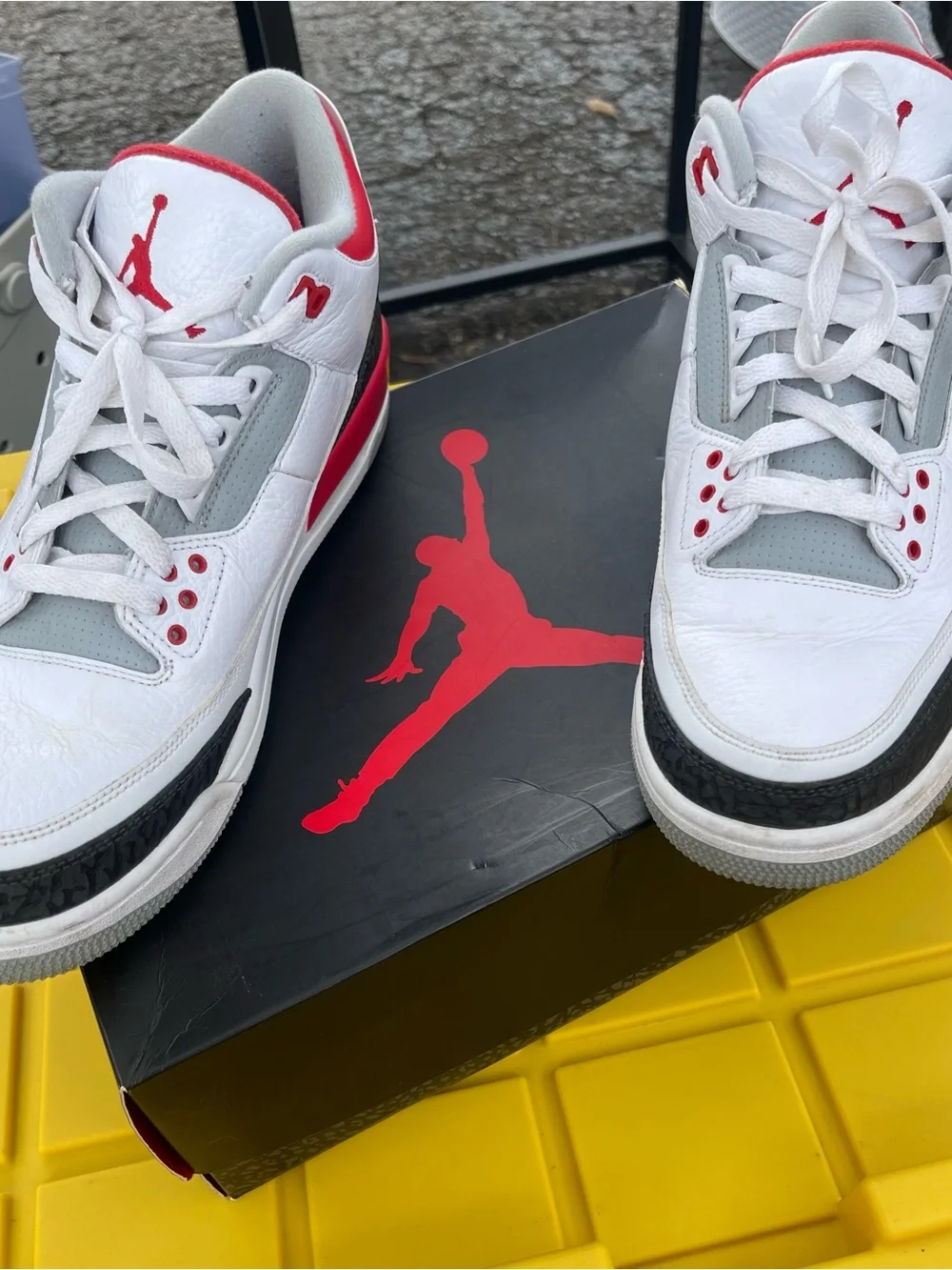 Jordan leather upper